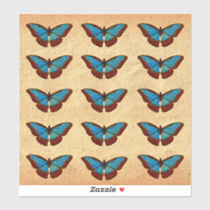 vlinderillustratie sticker