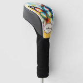 Vlinderinkt aanpasbaar  golfheadcover (Schuin)