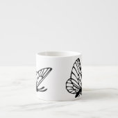 vlinderinsect espresso kop (Voorkant)