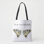 vlinderinspiratie-Canvas tas (Voorkant)