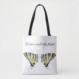 vlinderinspiratie-Canvas tas