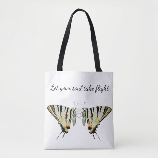 vlinderinspiratie-Canvas tas (Voorkant)