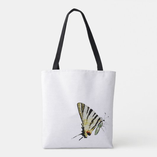 vlinderinspiratie-Canvas tas (Achterkant)