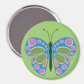 Vlinderjam: Blauw Magneet (Voorkant / Achterkant)