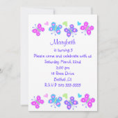 vlinderjarige uitnodiging (Voorkant)