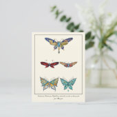 vlinderjuwelen sierbroches briefkaart (Staand voorkant)