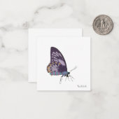 vlinderkaartjes notitiekaartje (Voorkant / Achterkant in situ)