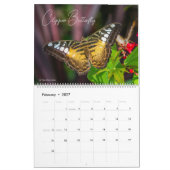 Vlinderkalender Kies je startmaand / jaar Kalender (Feb 2027)
