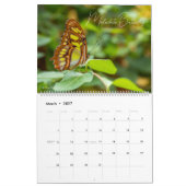 Vlinderkalender Kies je startmaand / jaar Kalender (Mar 2027)