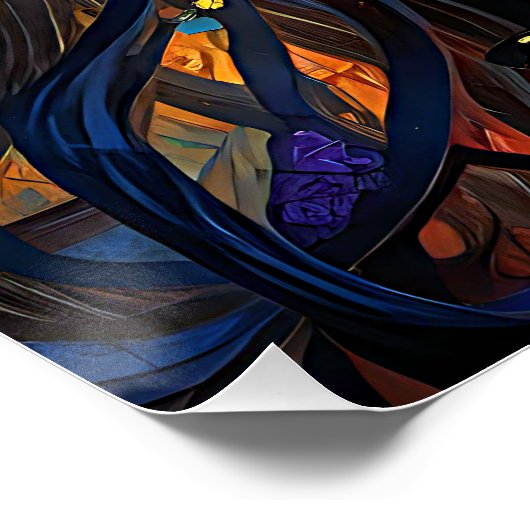 vlinderkamermeisje perfect poster (Hoek)