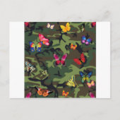 vlinderkamouflage briefkaart (Voorkant)