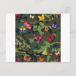 vlinderkamouflage briefkaart