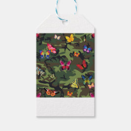 vlinderkamouflage cadeaulabel