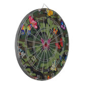 vlinderkamouflage dartbord (Voorkant Links)