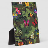 vlinderkamouflage fotoplaat (Zijkant)