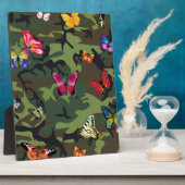 vlinderkamouflage fotoplaat (Zijkant)