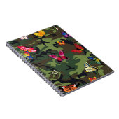 vlinderkamouflage notitieboek (Rechterzijde)