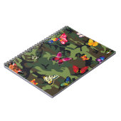 vlinderkamouflage notitieboek (Linkerzijde)