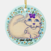 Vlinderkat Ornament (Voorkant)