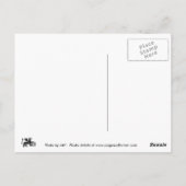 vlinderkletteren briefkaart (Achterkant)