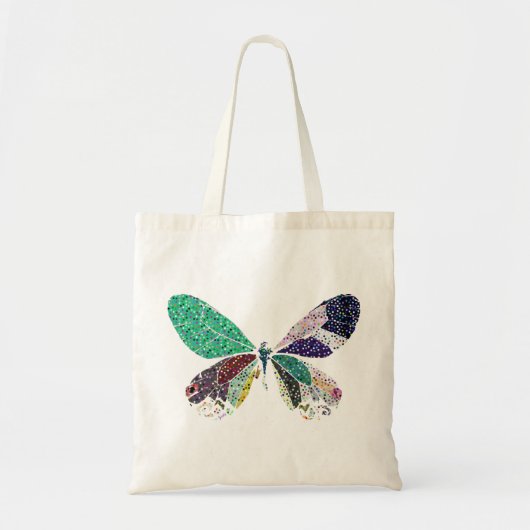 vlinderkleuren tote bag (Voorkant)