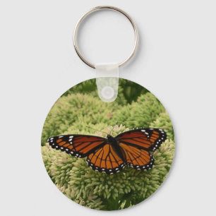 Vlinderkoning Vlinder Mooie Natuurfotografie Sleutelhanger