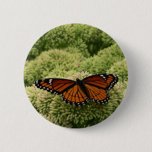 Vlinderkoning Vlinder Schoon Natuur Fotografie Ronde Button 5,7 Cm