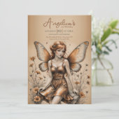 vlinderkoperfee kaart (Staand voorkant)