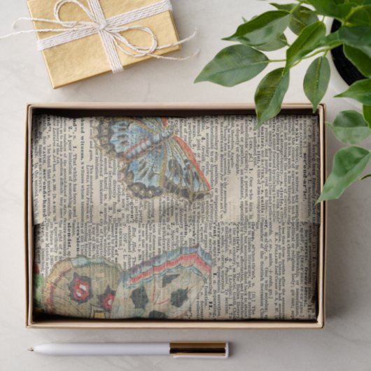  vlinderkranten ontkoppelen tissuepapier (Geschenk)