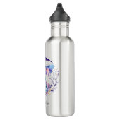 Vlinderkristallen Halve maanbloemen Spiritueel Waterfles (Rechts)