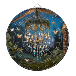 Vlinderkroonluchter in Magisch Woud Dartbord