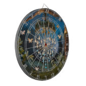 Vlinderkroonluchter in Magisch Woud Dartbord (Voorkant Links)