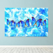 Vlinderkunst 37 Ingepakte Canvas Afdruk (Insitu (Houten vloer))