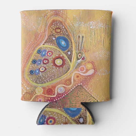 Vlinderkunst Aangepaste Koelbox schilderen Blikjeskoeler (Voorkant)