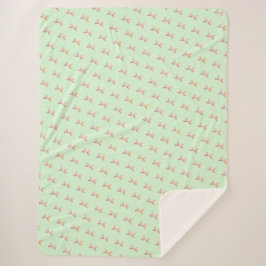 Vlinderkunst ontwerp Sherpa Blanket Sherpa Deken