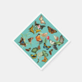  vlinderkunst, veel soorten en kleuren servet (Hoek)