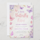 Vlinderkus Wensen elegant klassiek stijlvol Kaart (Voorkant)