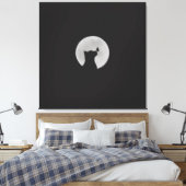 Vlinderkusjes canvas afdruk (Insitu (Slaapkamer))