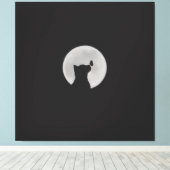 Vlinderkusjes canvas afdruk (Insitu (Houten vloer))
