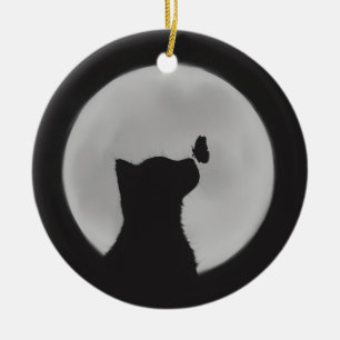 Vlinderkusjes keramisch ornament