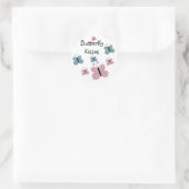 Vlinderkusjes Ronde Sticker (Tas)