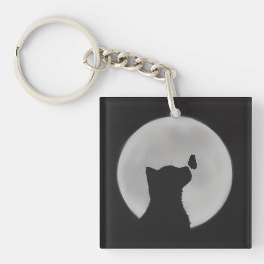 Vlinderkusjes sleutelhanger (voorkant)