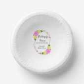 Vlinderkusjes voor de toekomstige bruid op haar br papieren kommen (Voorkant)