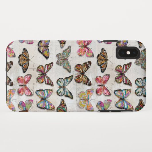 Vlinderliefde Case-Mate iPhone Case (Achterkant (horizontaal))