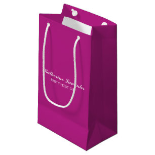 vlinderliefde Effen kleur Magenta 5 Persoonlijk Klein Cadeauzakje