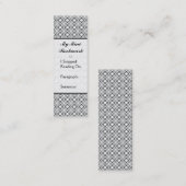 vlinderliefde | Zwarte kant 1 decoratief Mini Visitekaartje (Voorkant / Achterkant)