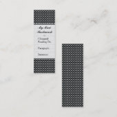 vlinderliefde | Zwarte kant 2 decoratief Mini Visitekaartje (Voorkant / Achterkant)