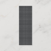 vlinderliefde | Zwarte kant 2 decoratief Mini Visitekaartje (Achterkant)