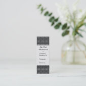 vlinderliefde | Zwarte kant 2 decoratief Mini Visitekaartje (Staand voorkant)