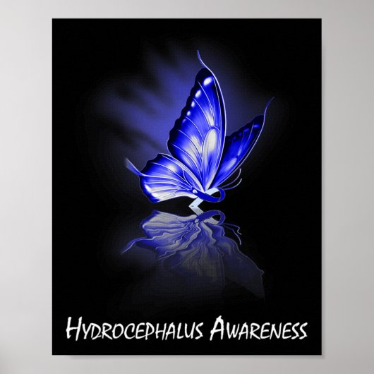 Vlinderlint Hydrocefalus Awareness Poster (Voorkant)